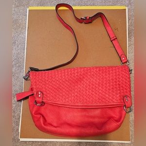Chinese Laundry orange cross body purse